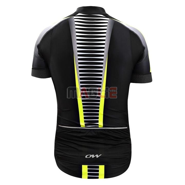 Maglia One Way Manica Corta 2020 Nero Giallo - Clicca l'immagine per chiudere